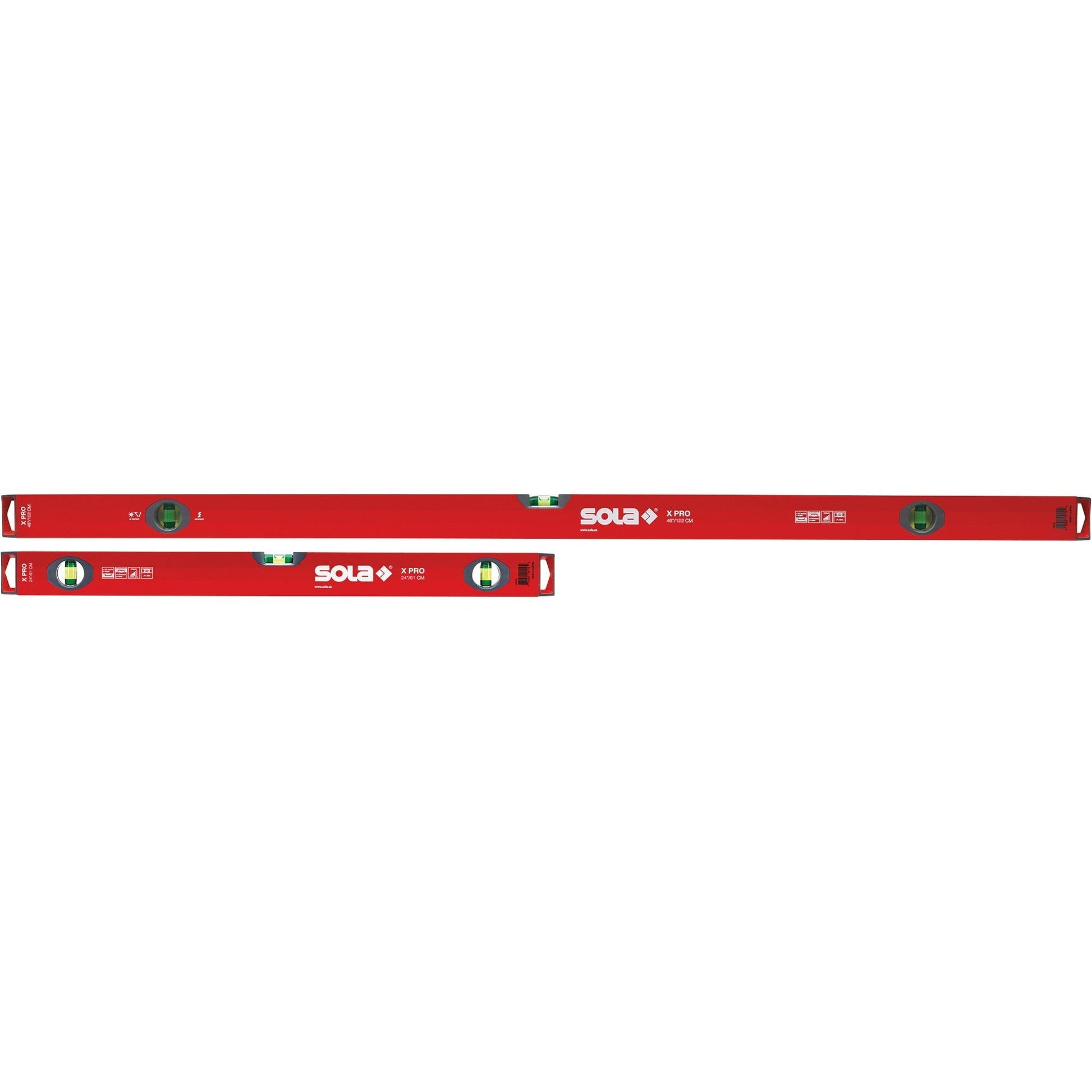 SOLA LSX5932  -  X-BEAM, 3 FOCUS-30 VIALS, 59" & 32" TUB & SHOWER SET - Wise Line Tools