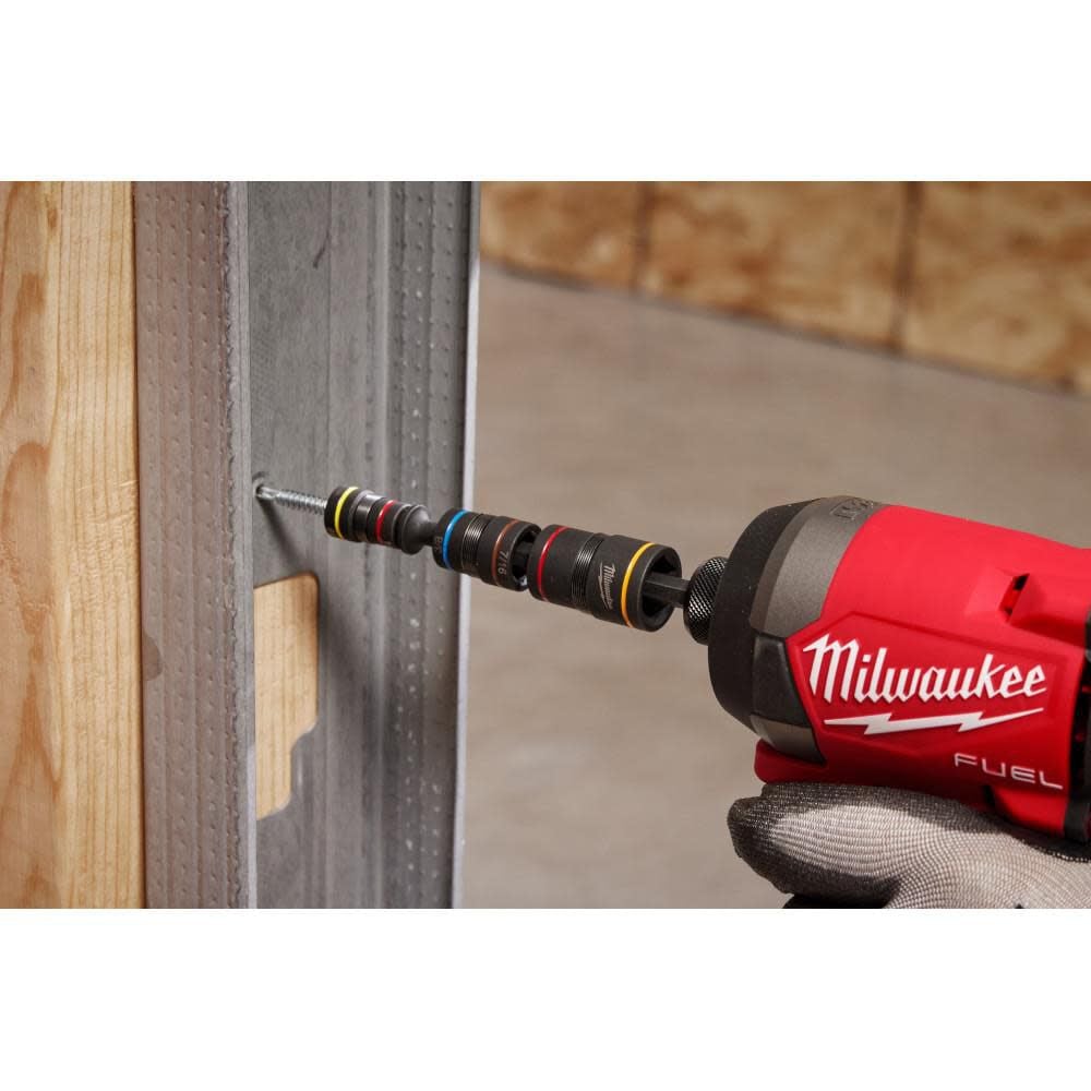 Milwaukee 48-22-2921 - Mehrnuss-Schraubendreher mit SHOCKWAVE Impact Duty™ magnetischen Steckschlüsseln