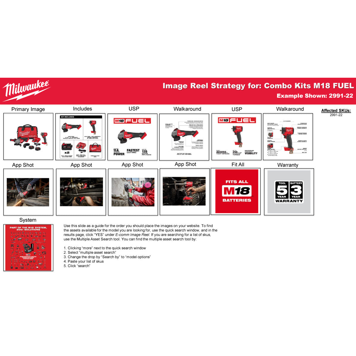 Milwaukee 2991-22 - M18 FUEL™ 2-Werkzeug-Kombi-Kit