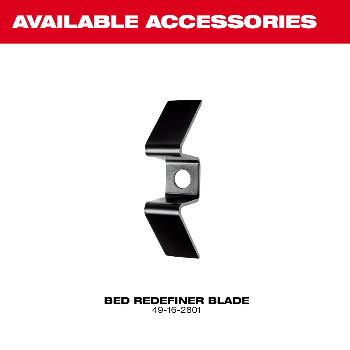 Milwaukee 49-16-2795 - Accessoire de redéfinition de lit M18 FUEL™ QUIK-LOK™