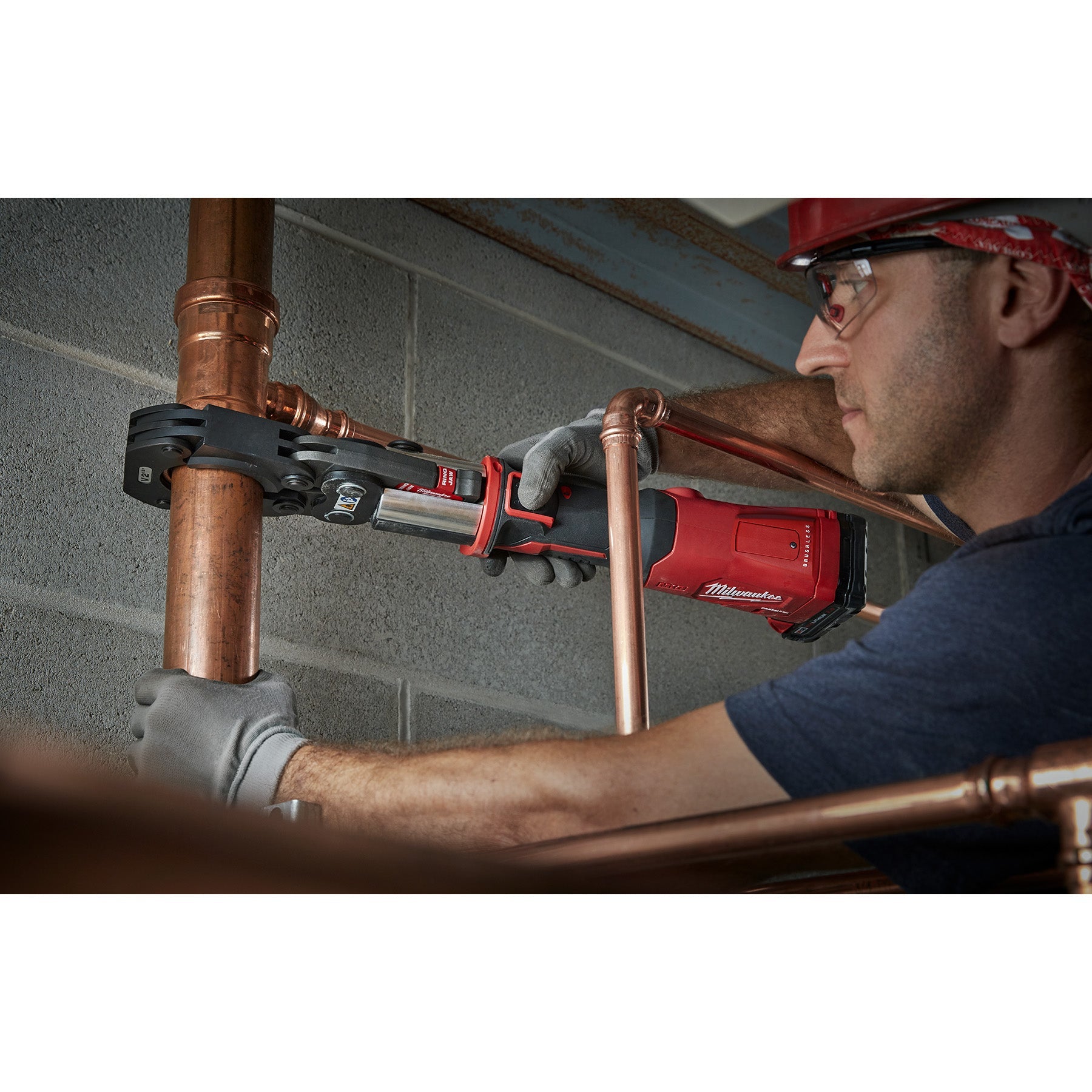 Milwaukee 2922-22 - M18™ FORCE LOGIC™ Presswerkzeug mit ONE-KEY™ und 1/2"-2" CTS-Backen