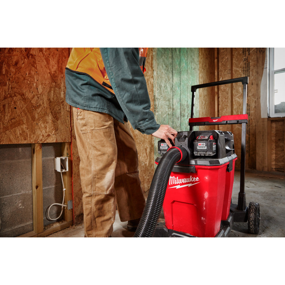 Milwaukee 0930-22HD - Kit d'aspirateur eau et poussière double batterie M18 FUEL™ de 12 gallons