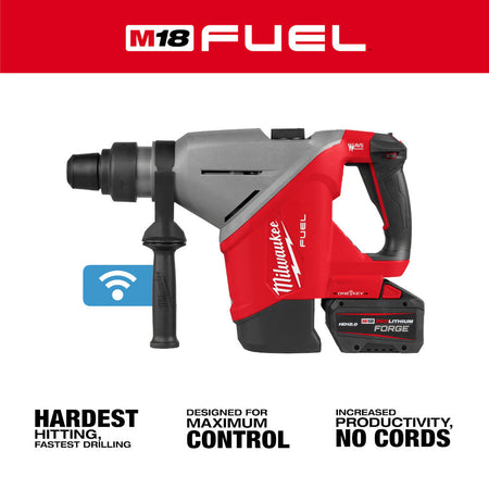 Milwaukee 2918-22HD M18 FUEL 1-3/4" SDS Max Rotary Hammer Kit with ONE-KEY