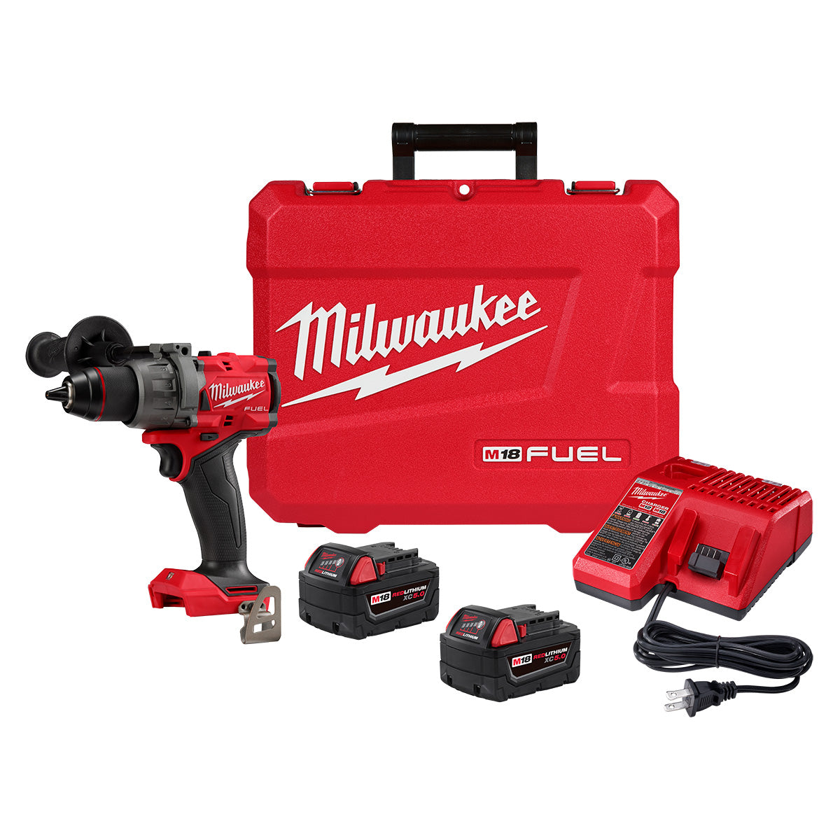 Milwaukee 2904-22 - M18 FUEL™ 1/2" Bohrhammer-/Schraubendreher-Set