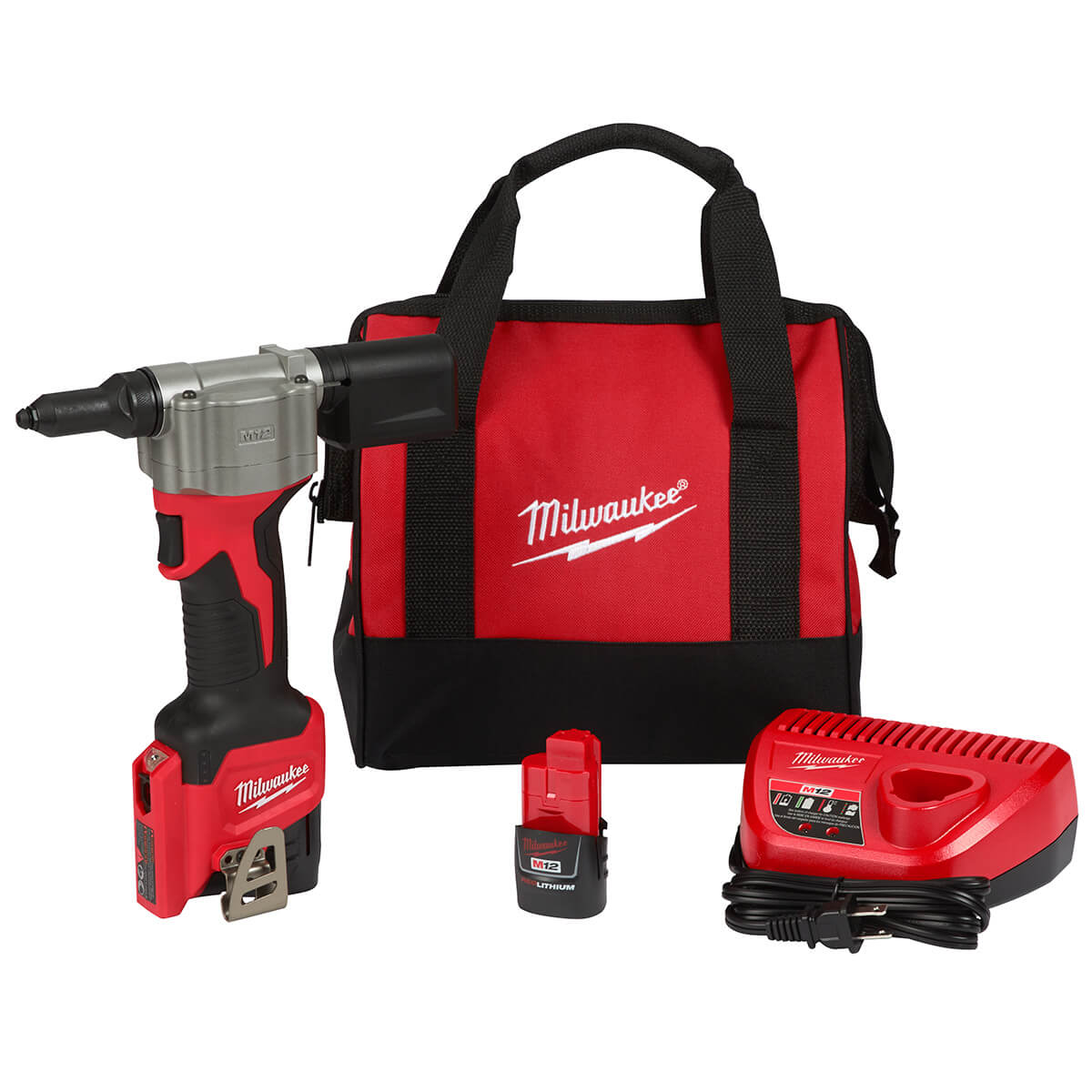 Milwaukee 2550-22 - M12™ Rivet Tool Kit