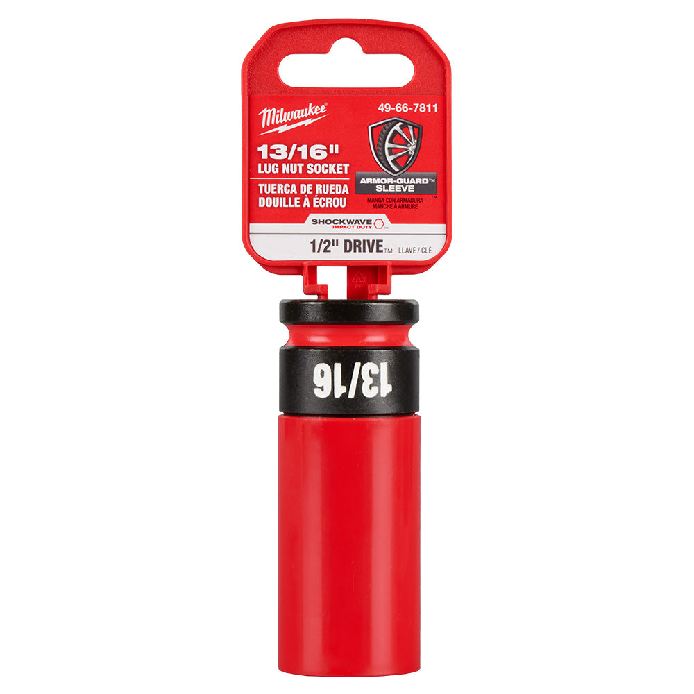 Milwaukee 49-66-7802 - Douille de roue métrique SHOCKWAVE Impact Duty™ 1/2 prise 17 mm pour écrous de roue