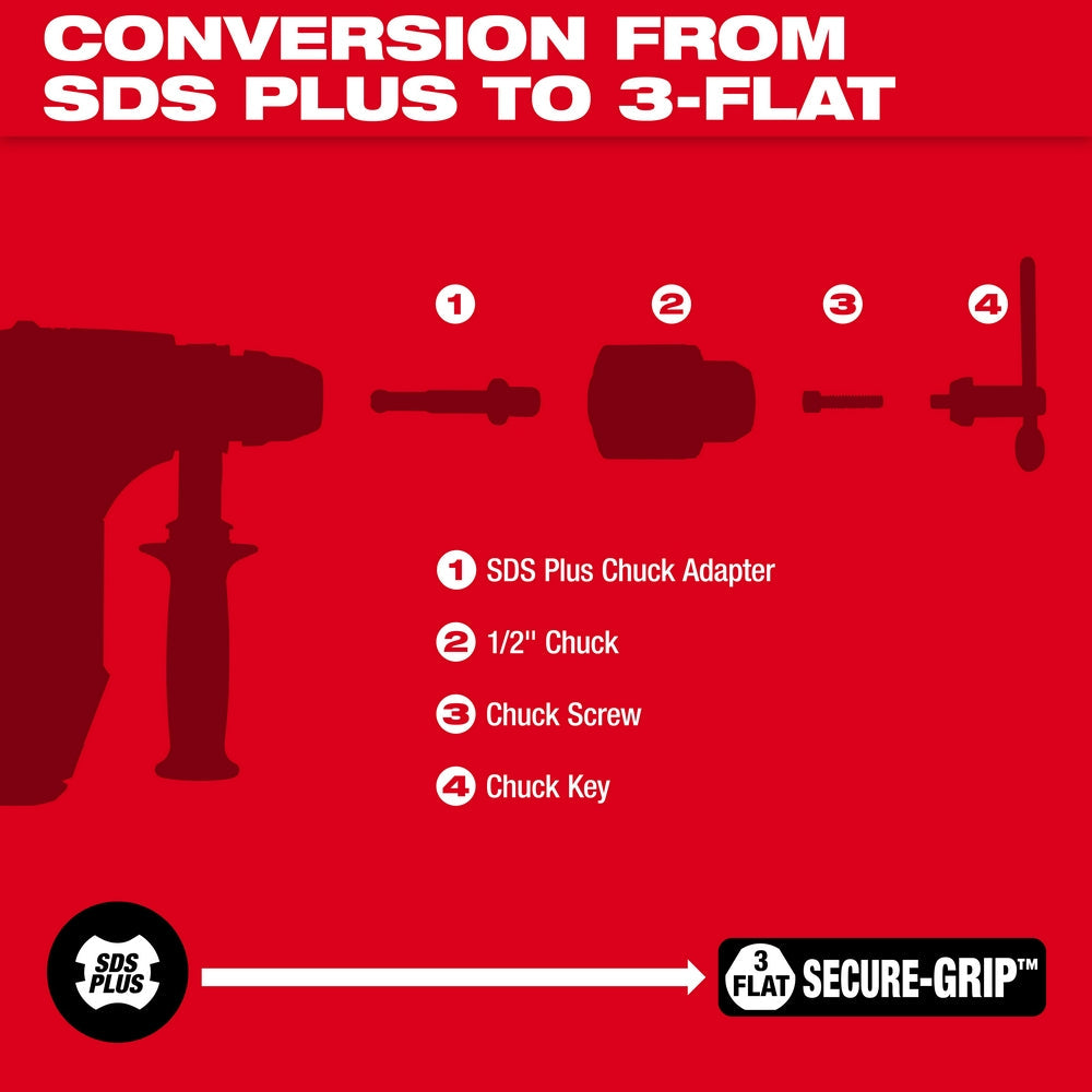 Milwaukee 48-66-1370 - SDS/Chuck Adapter Kit