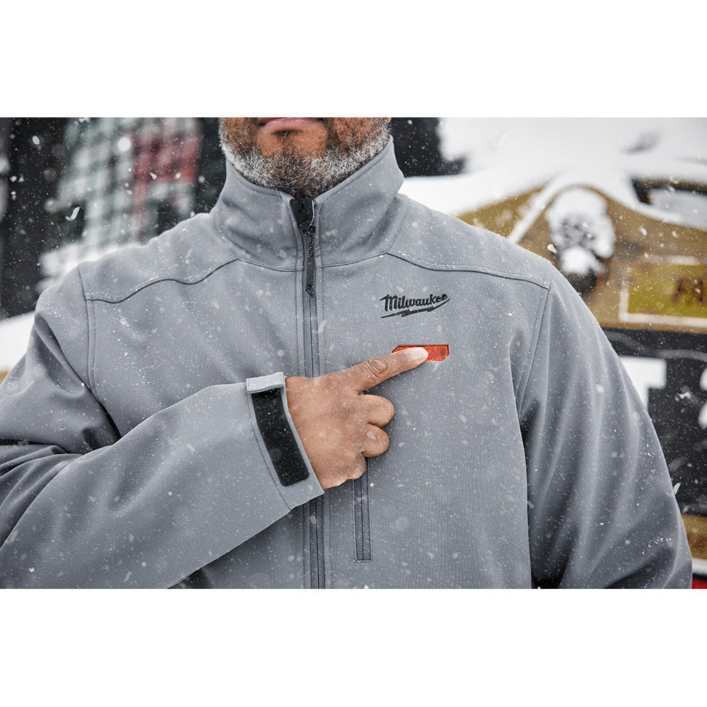 Milwaukee 204G-21L - M12™ Heated TOUGHSHELL™ Jacket Kit - Gray L