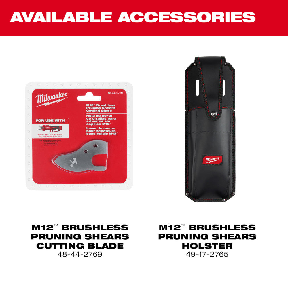 Milwaukee 2534-21 - Kit de sécateurs sans balais M12™