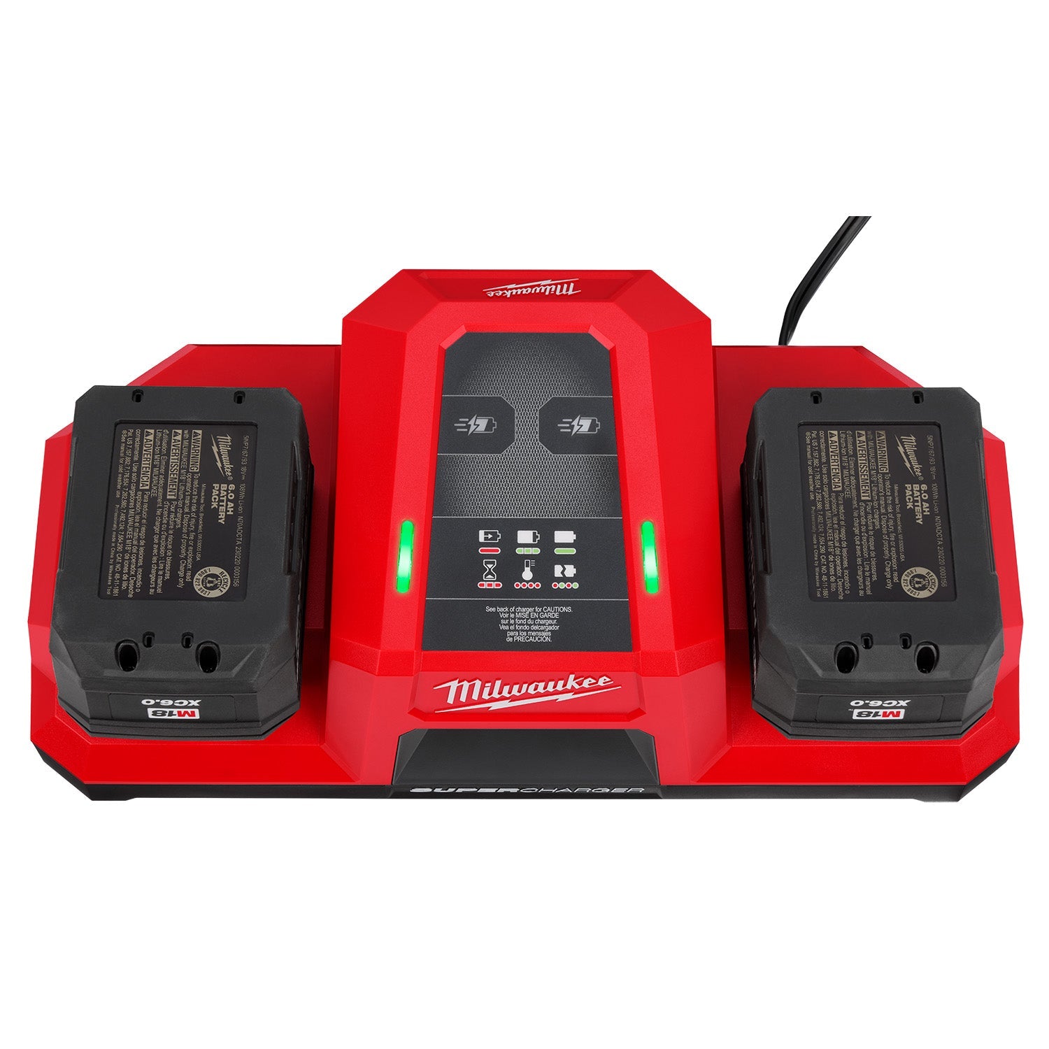 Milwaukee 48-59-1815 - Superchargeur simultané à deux baies M18™