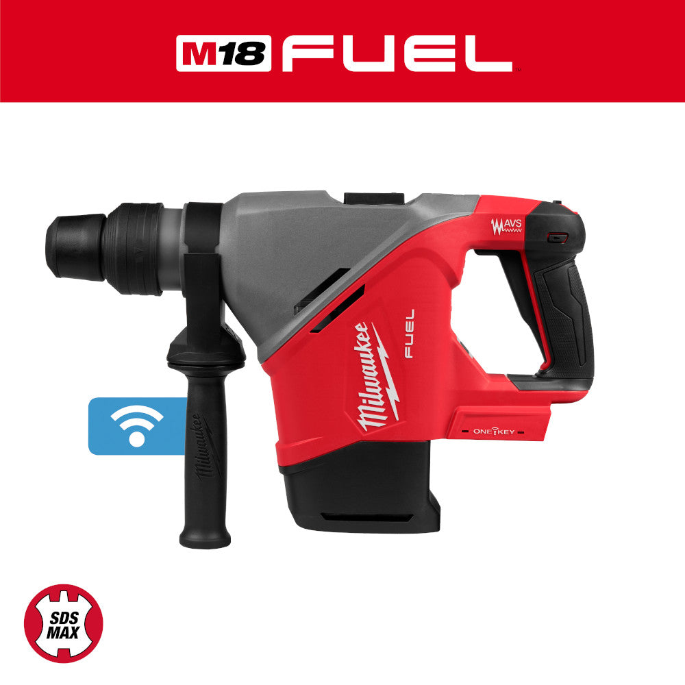 Milwaukee 2917-20 M18 FUEL 1-9/16" SDS Max Rotary Hammer with ONE-KEY
