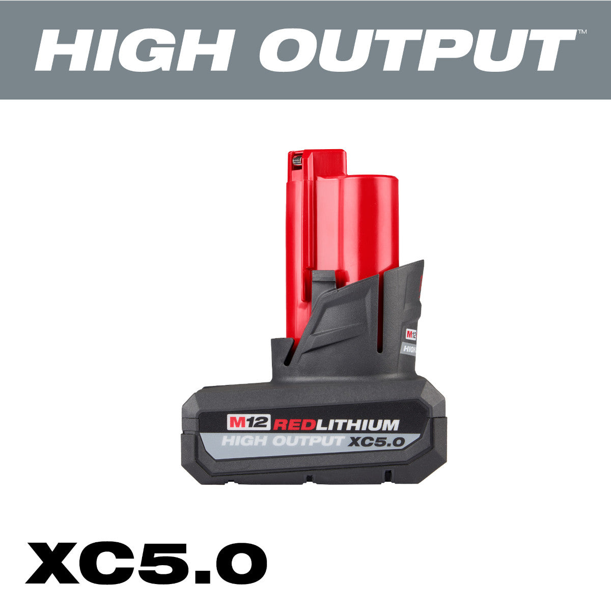 Milwaukee 48-11-2450 - M12™ REDLITHIUM™ HIGH OUTPUT™ XC5.0 Battery Pack