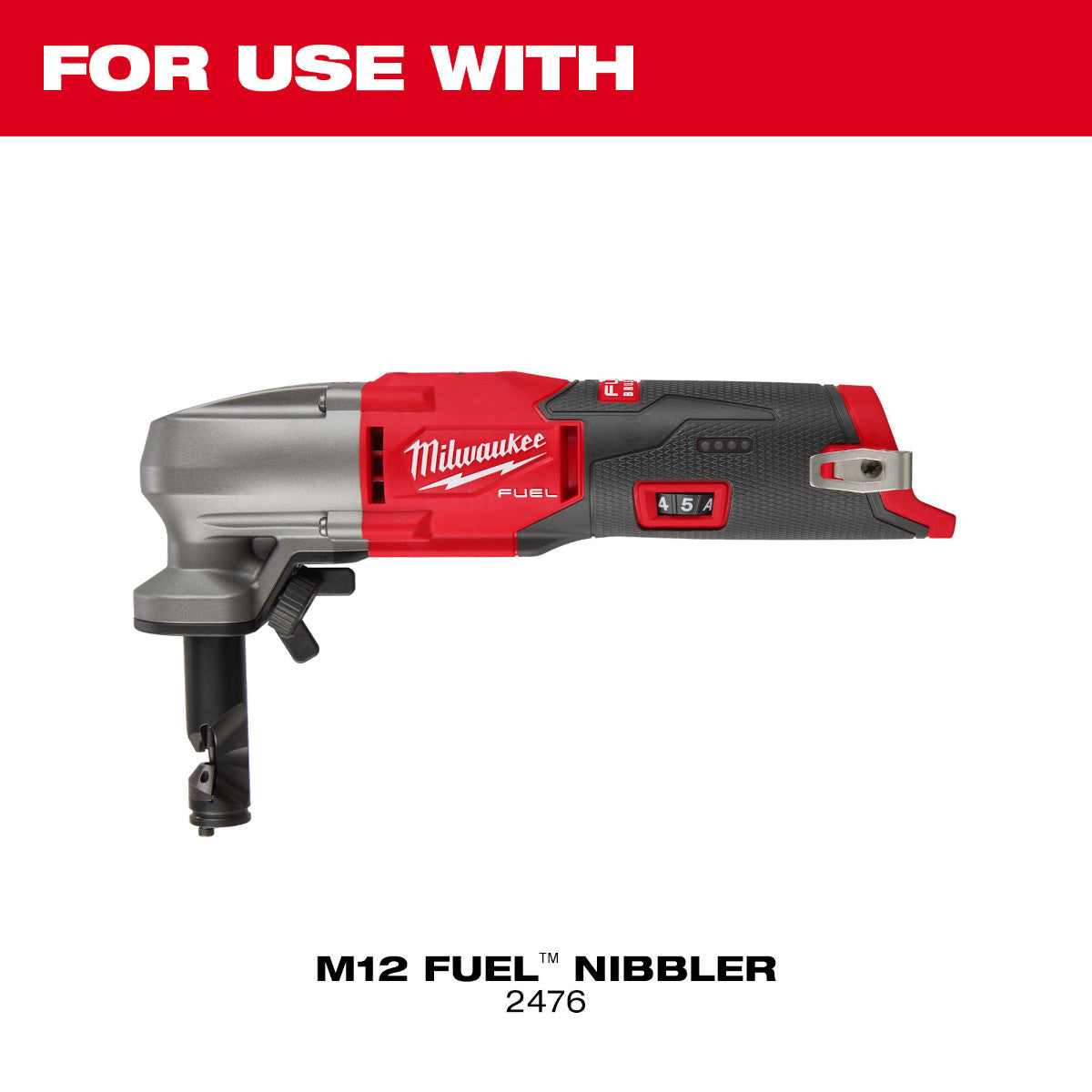 Milwaukee 48-44-0272 - M12 FUEL™ 16 Ga Nibbler Punch & Die Set