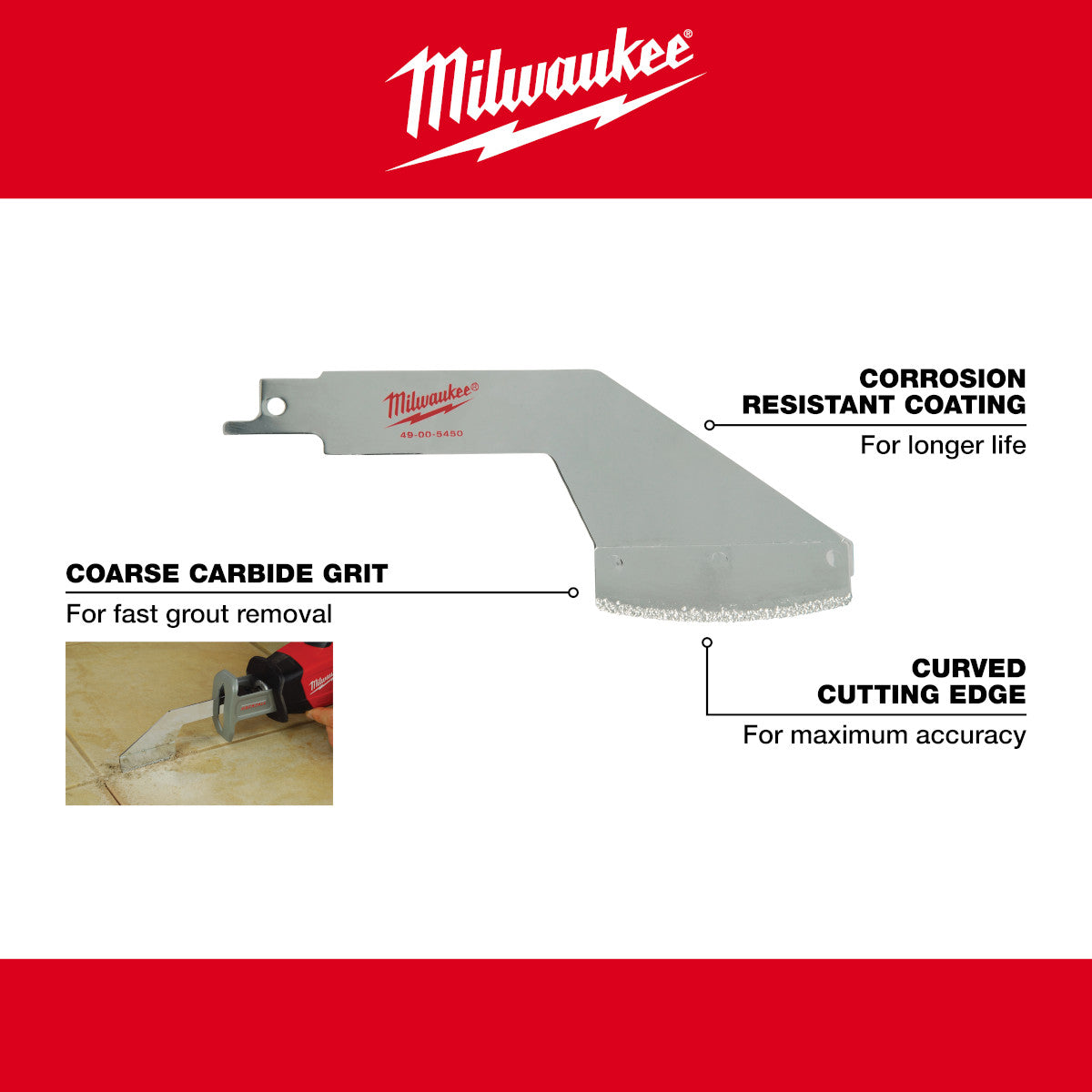 Milwaukee 49-00-5450 - Grout Removal Tool