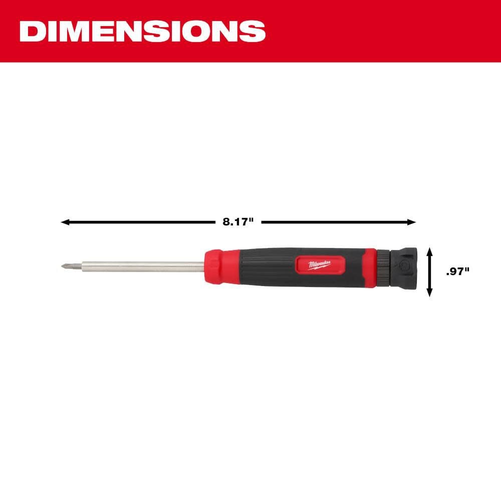 Milwaukee 48-22-2934 - Tournevis multi-embouts de précision 27 en 1