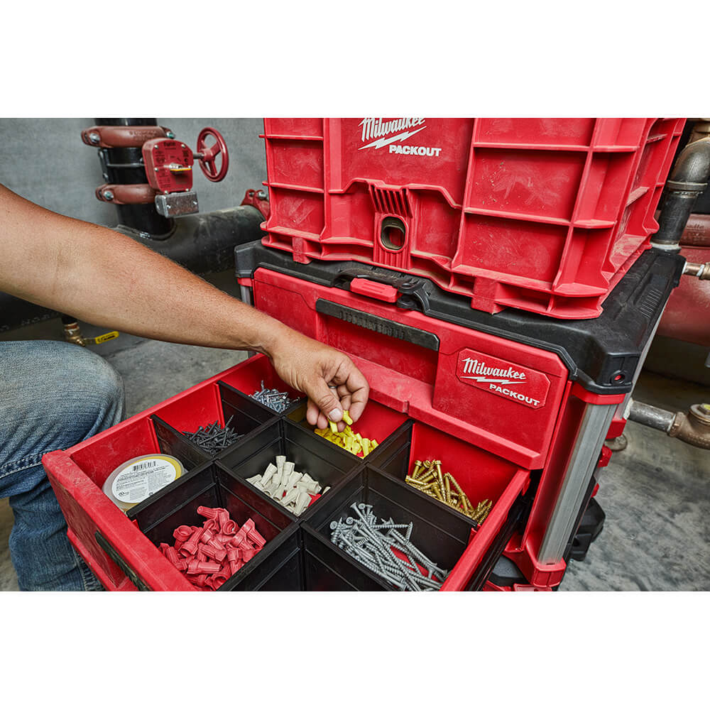 Milwaukee 48-22-8442 - PACKOUT™ Werkzeugkasten mit 2 Schubladen