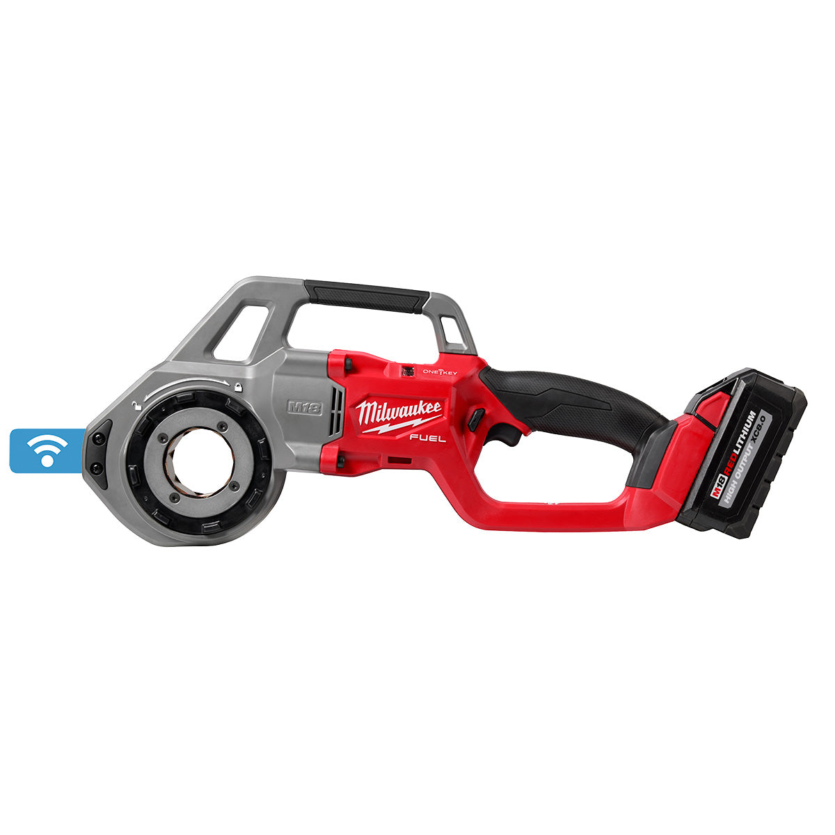 Milwaukee 2870-22 - Fileteuse compacte M18 FUEL™ avec têtes de filière en aluminium forgé NPT compactes 1/2" - 1-1/4" ONE-KEY™