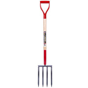 Garant G411D   -  Spading fork, 4 x 11" Tines, Wood Handle GARANT