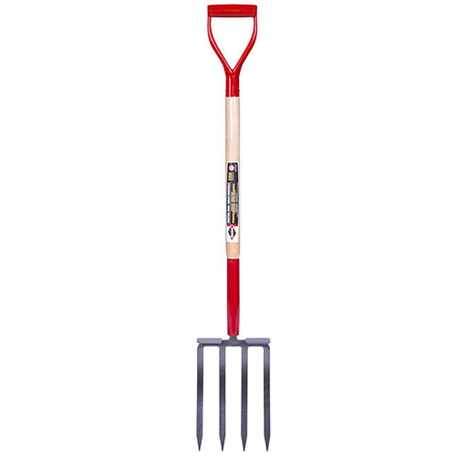 Garant G411D   -  Spading fork, 4 x 11" Tines, Wood Handle GARANT