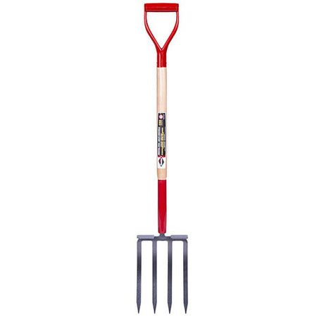 Garant G411D   -  Spading fork, 4 x 11" Tines, Wood Handle GARANT