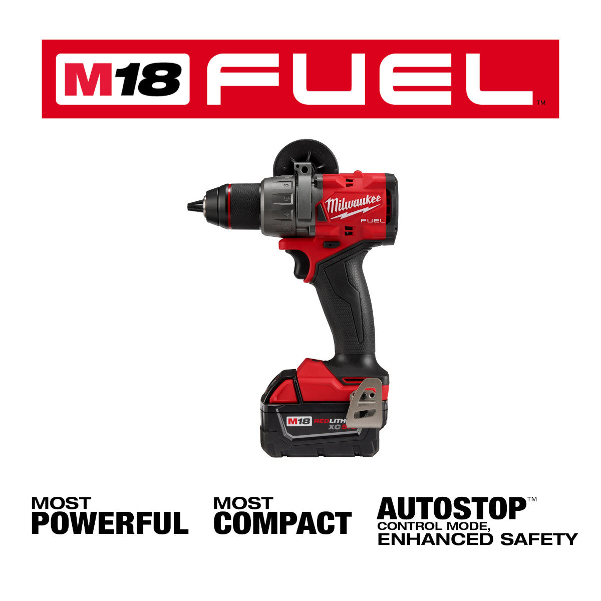 Milwaukee 2904-22 - Kit perceuse-visseuse à percussion M18 FUEL™ 1/2"