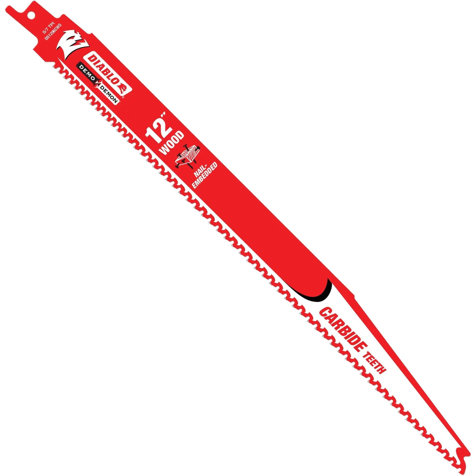 Diablo DS1206VCWC - 12" Carbide Tipped Wood Cutting Recip Blade DIABLO