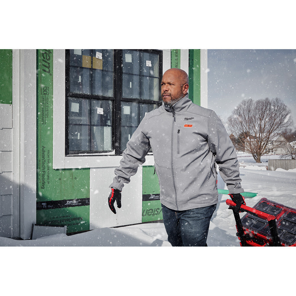 Milwaukee 204G-21M - M12™ Heated TOUGHSHELL™ Jacket Kit - Gray M