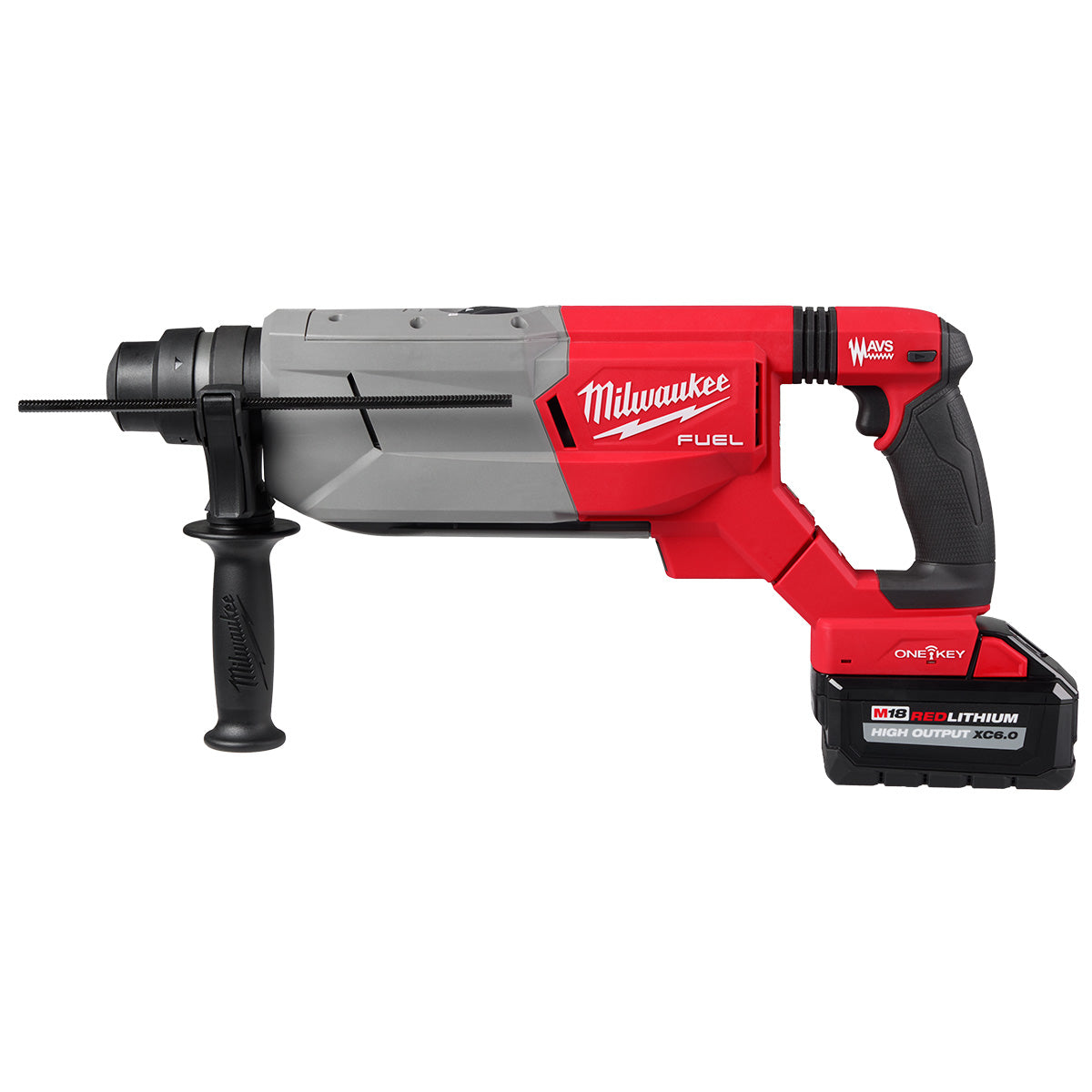 Milwaukee 2916-22 - Ensemble de marteau perforateur SDS Plus M18 FUEL™ 1-1/4 po à poignée en D avec ONE-KEY™