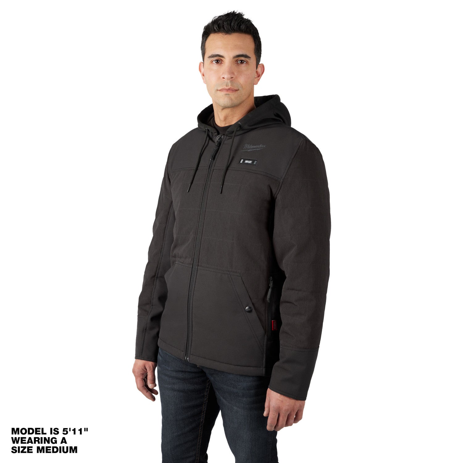 Milwaukee 205G-21M - Ensemble veste à capuche chauffante M12™ AXIS™ Gris M