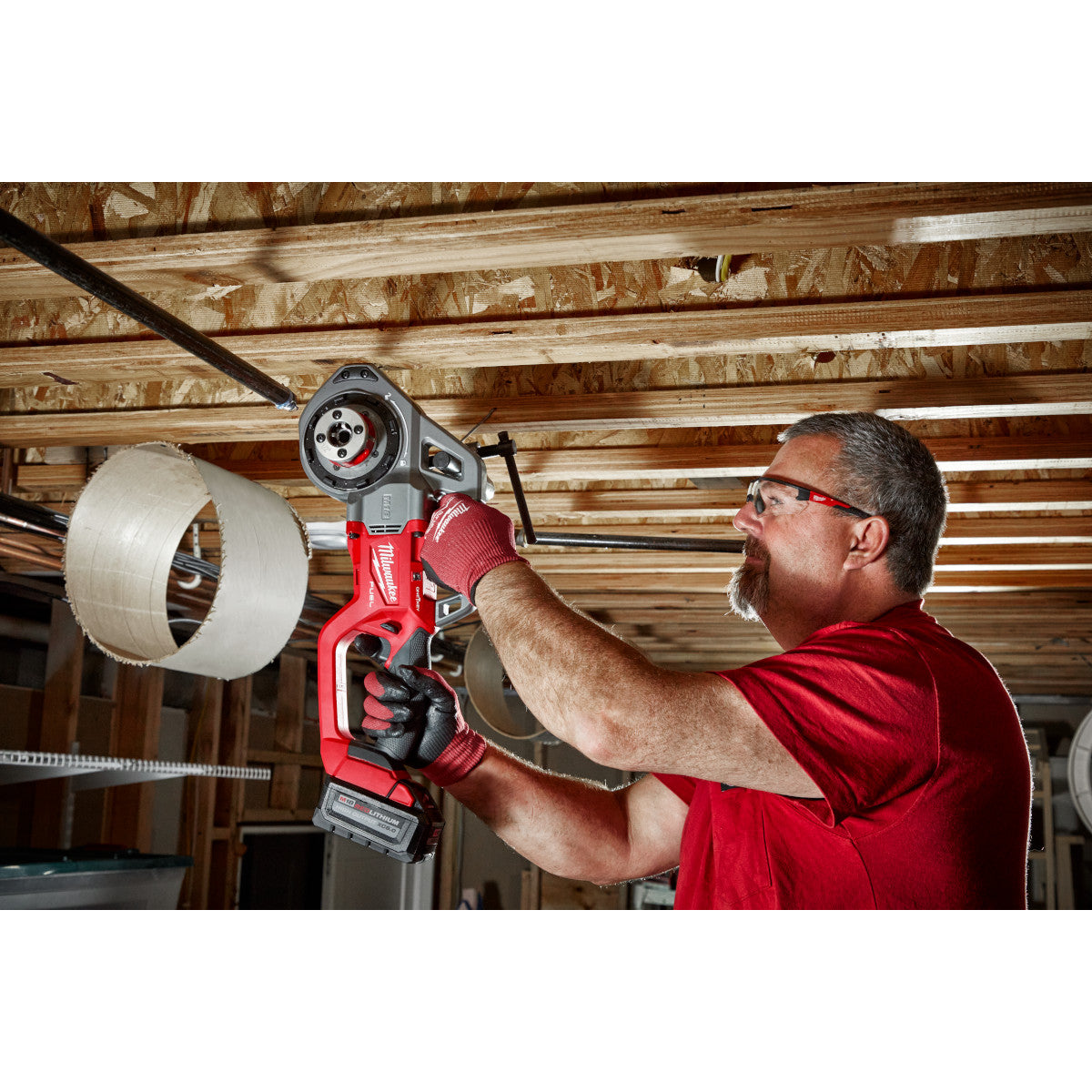 Milwaukee 2870-22 - M18 FUEL™ Compact Pipe Threader w/ ONE-KEY™ w/ 1/2" - 1-1/4" Compact NPT Forged Aluminum Die Heads