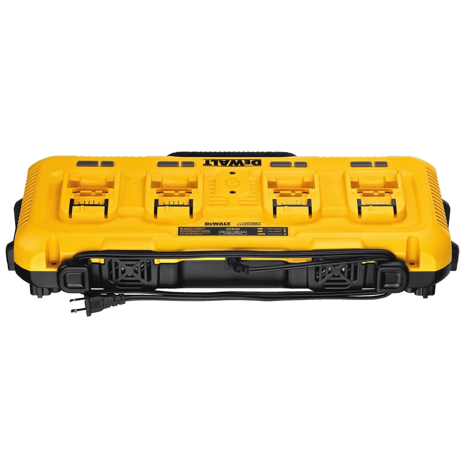 DEWALT DCB104-20V MAX** Charger, 4-Port, Rapid Charge