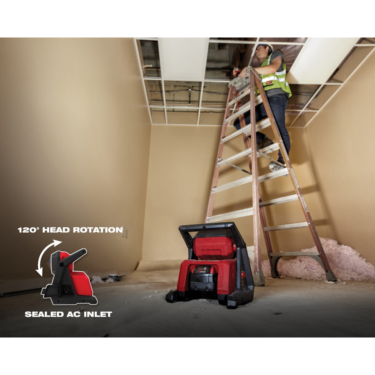 Milwaukee 2366-20 - M18™ ROVER™ Flutlicht mit Doppelstromversorgung