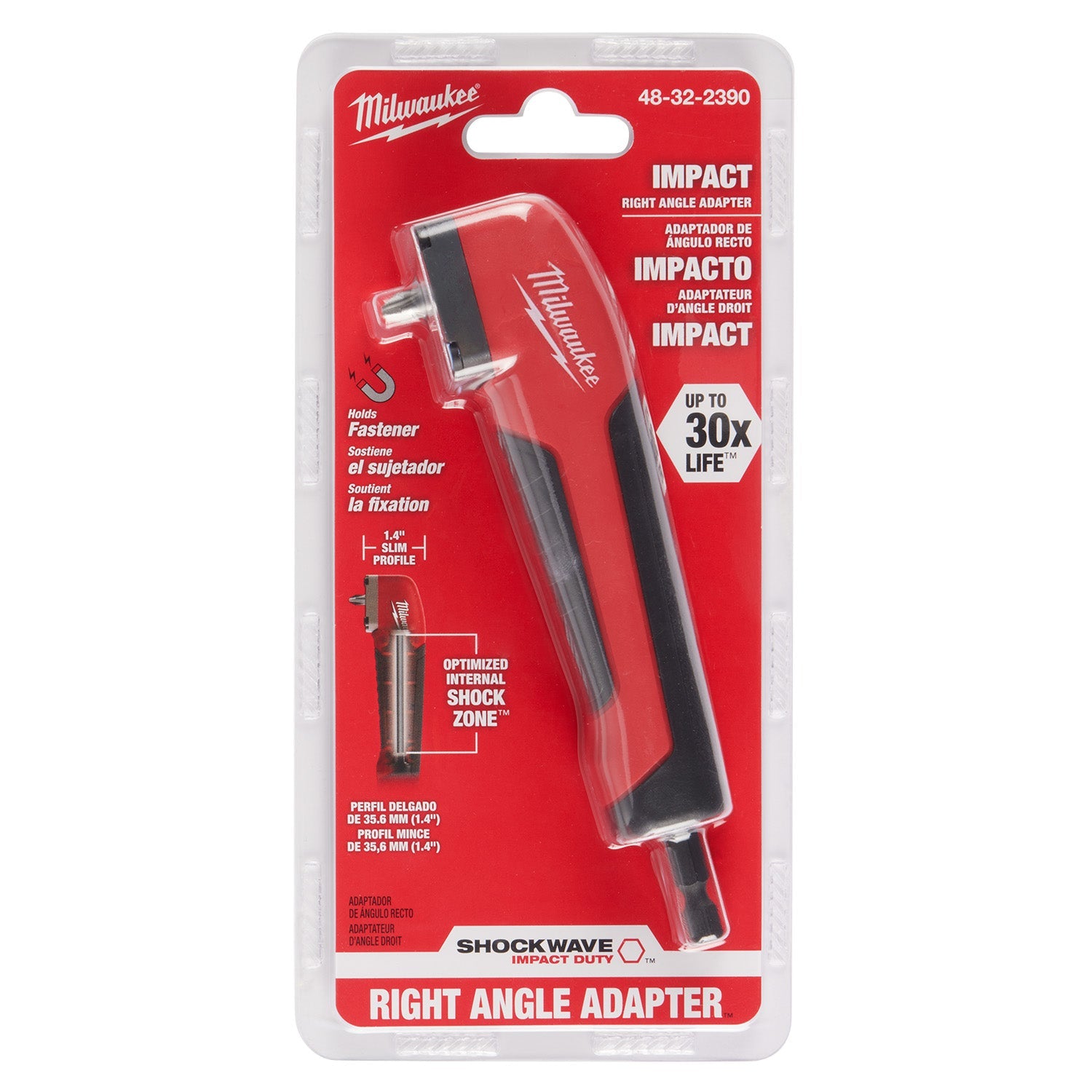 Milwaukee 48-32-2390 - SHOCKWAVE™ Right Angle Adapter