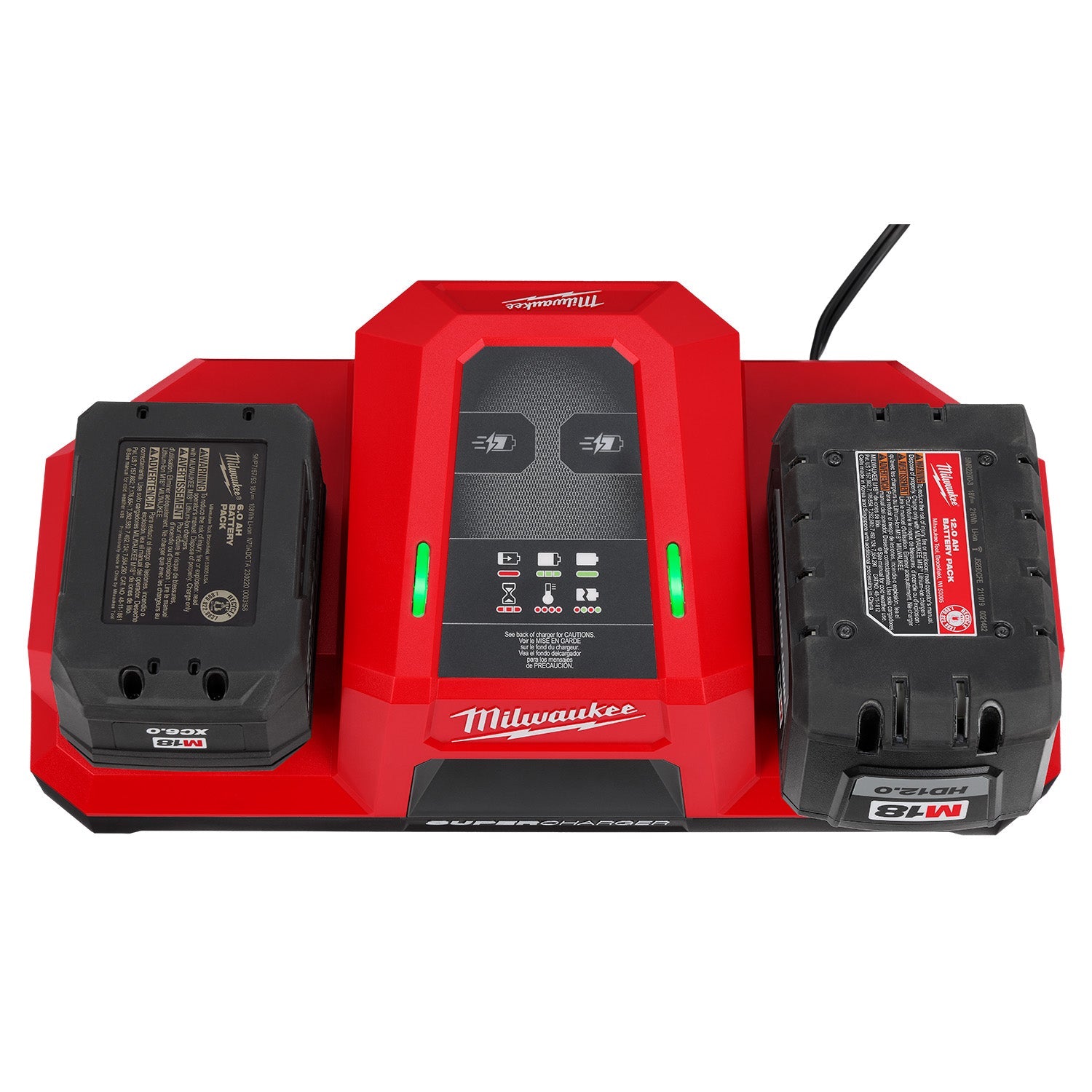 Milwaukee 48-59-1815 - Superchargeur simultané à deux baies M18™