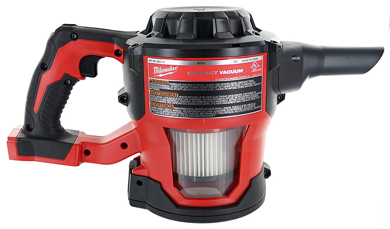 Milwaukee 0882-20 - Aspirateur compact M18™