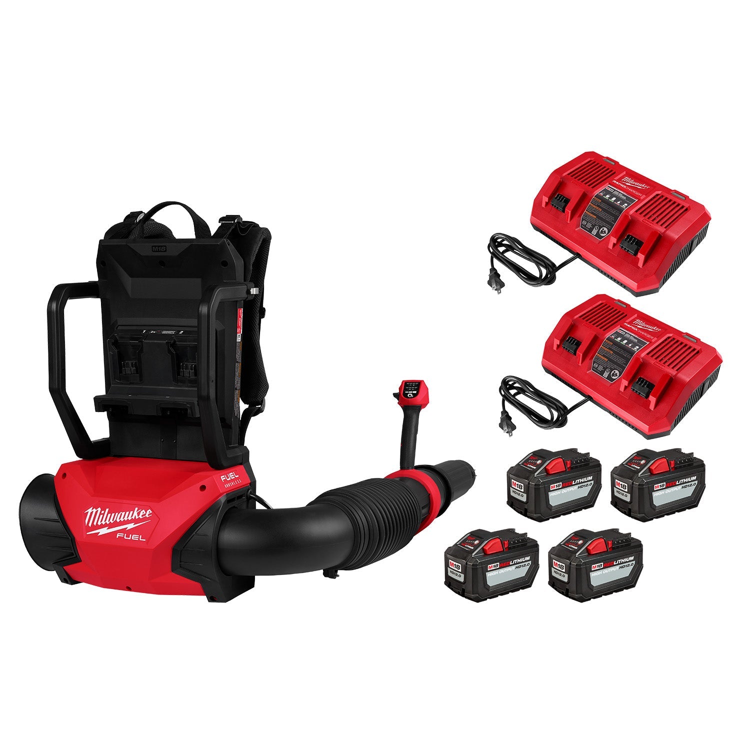 Milwaukee 3009-24HD - M18 FUEL™ Rucksack-Bläser-Set mit Doppelakku