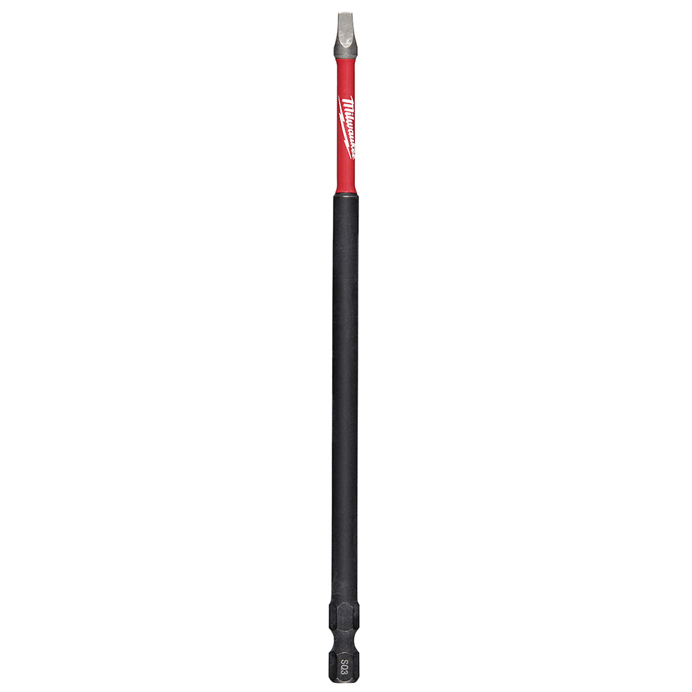 Milwaukee 48-32-4816 - SHOCKWAVE™ 6” Impact Square Recess #3 Power Bits (Bulk 10)