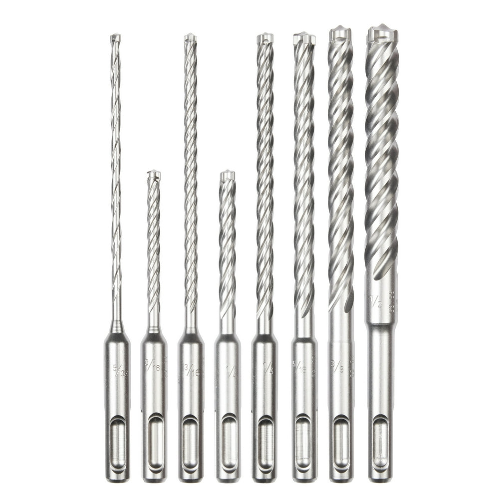 Milwaukee 48-20-7663 - 8pc. SDS Plus MX4™ 4-Cutter Drill Bit Kit