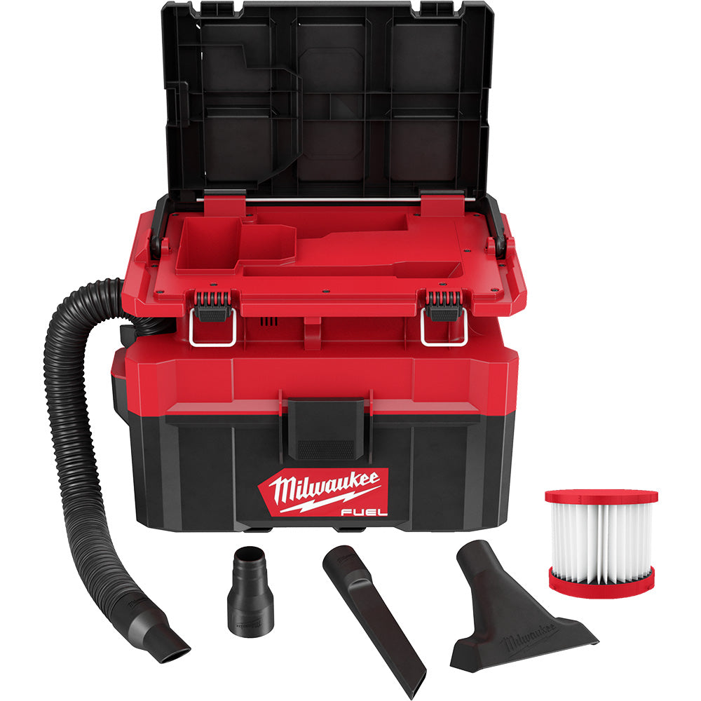 Milwaukee 0970-20 - Aspirateur eau et poussière M18 FUEL™ PACKOUT™ 2,5 gallons