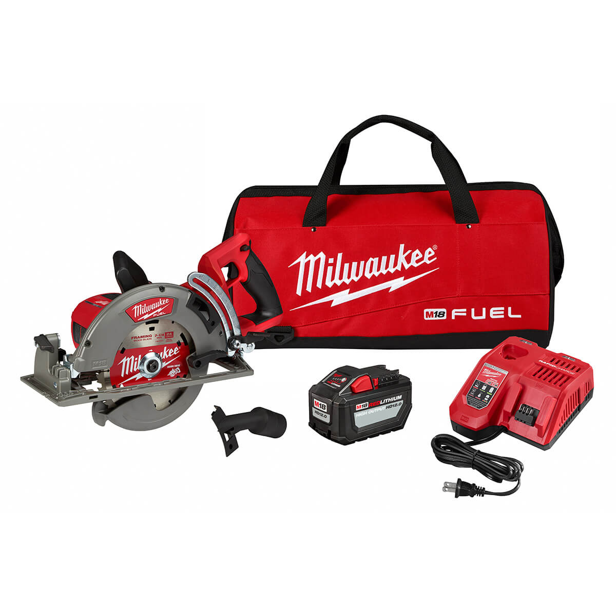 Milwaukee 2830-21HD - M18 FUEL™ Kreissägen-Set mit hinterem Griff, 7-1/4 Zoll