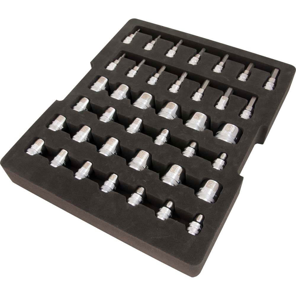 Dynamic 39pc 3/8" Drive Socket Tray