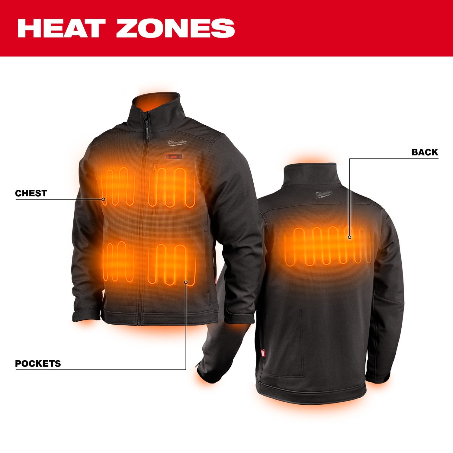 Milwaukee 204BL-21M - Ensemble veste chauffante M12™ TOUGHSHELL™ - Bleu M