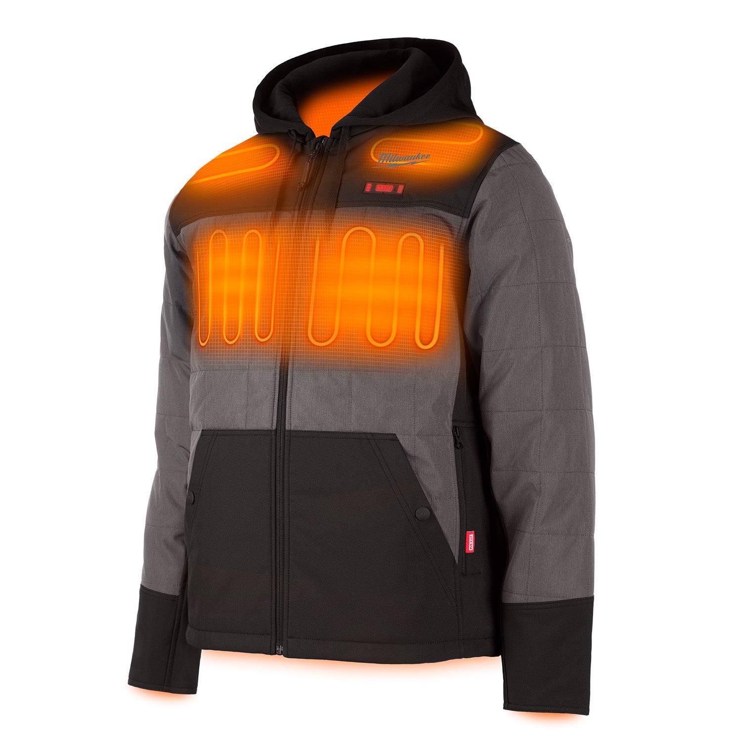 Milwaukee 205G-21M - Ensemble veste à capuche chauffante M12™ AXIS™ Gris M