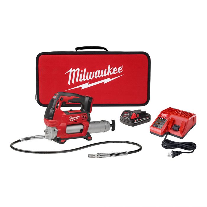 Milwaukee 2646-21CT - Kit de pistolet graisseur M18™ à 2 vitesses (1CT)