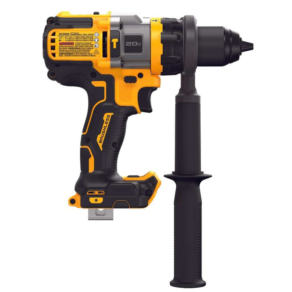 Perceuse-visseuse à percussion sans fil DEWALT DCD999B-20V MAX* XTREME Pro, 1/2 po, 3 vitesses