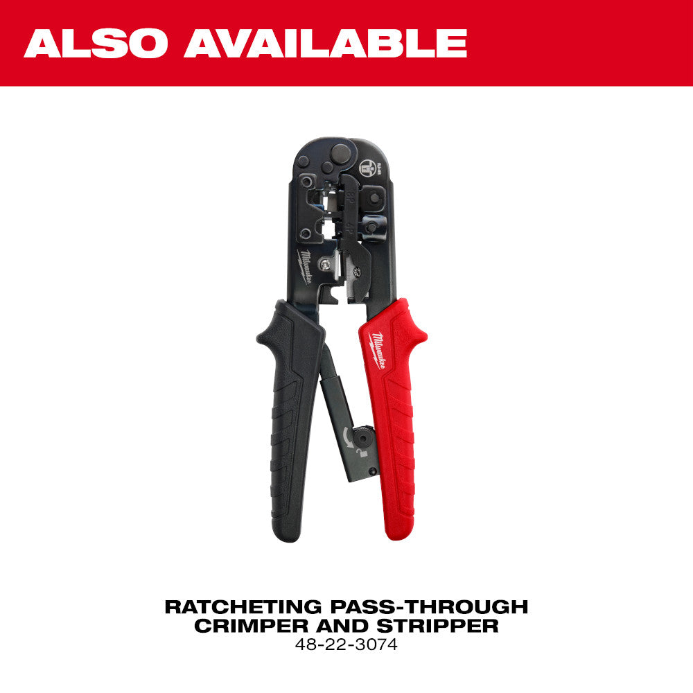 Milwaukee 48-22-3076 - Ratcheting Modular Crimper & Stripper