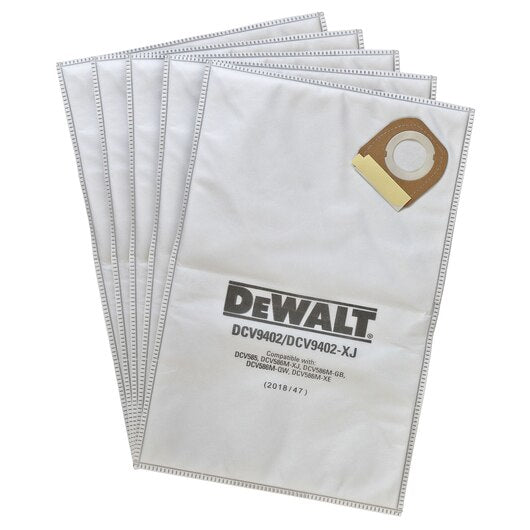 DEWALT DCV9402-Disposable Fleece Liner For Dcv585 Dust Extractor (5 Pk)