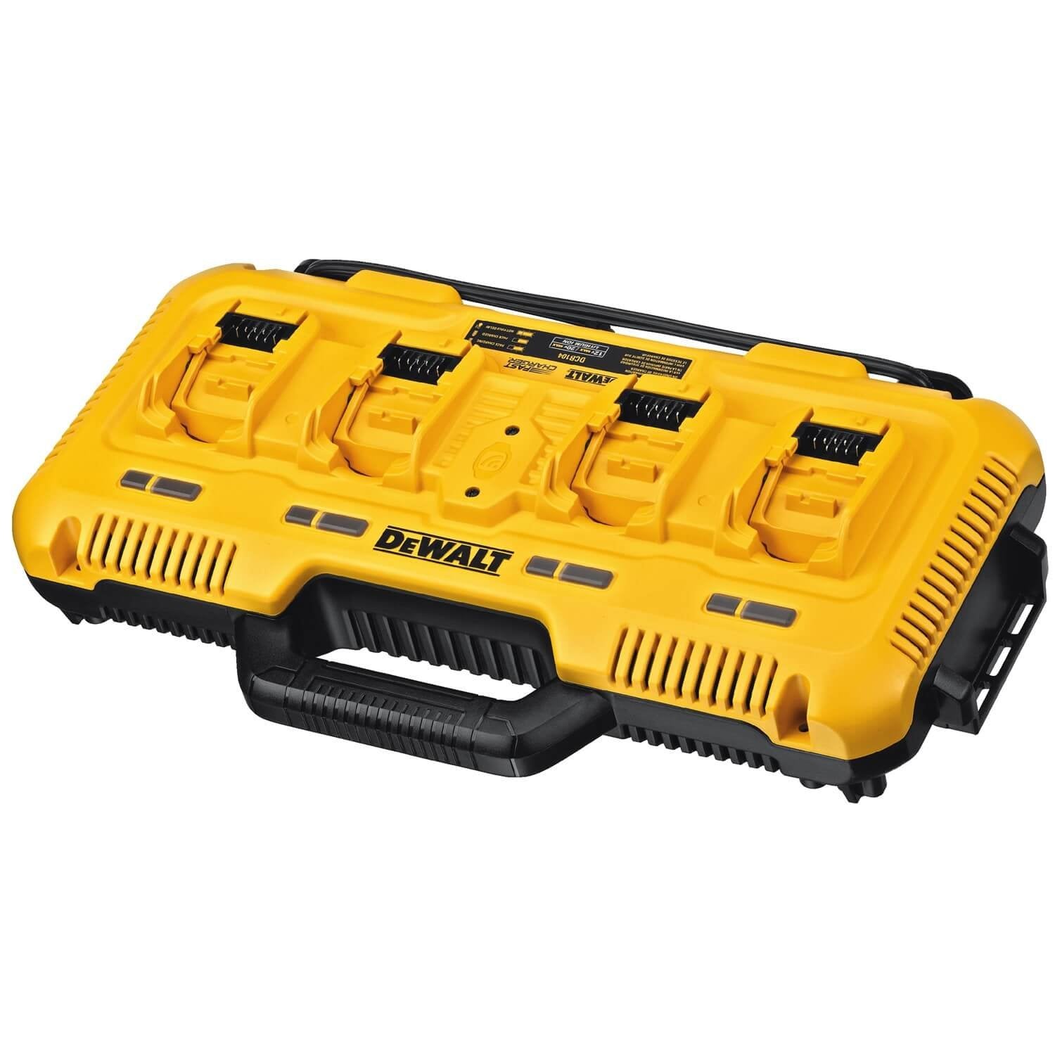 DEWALT DCB104-20V MAX** Charger, 4-Port, Rapid Charge