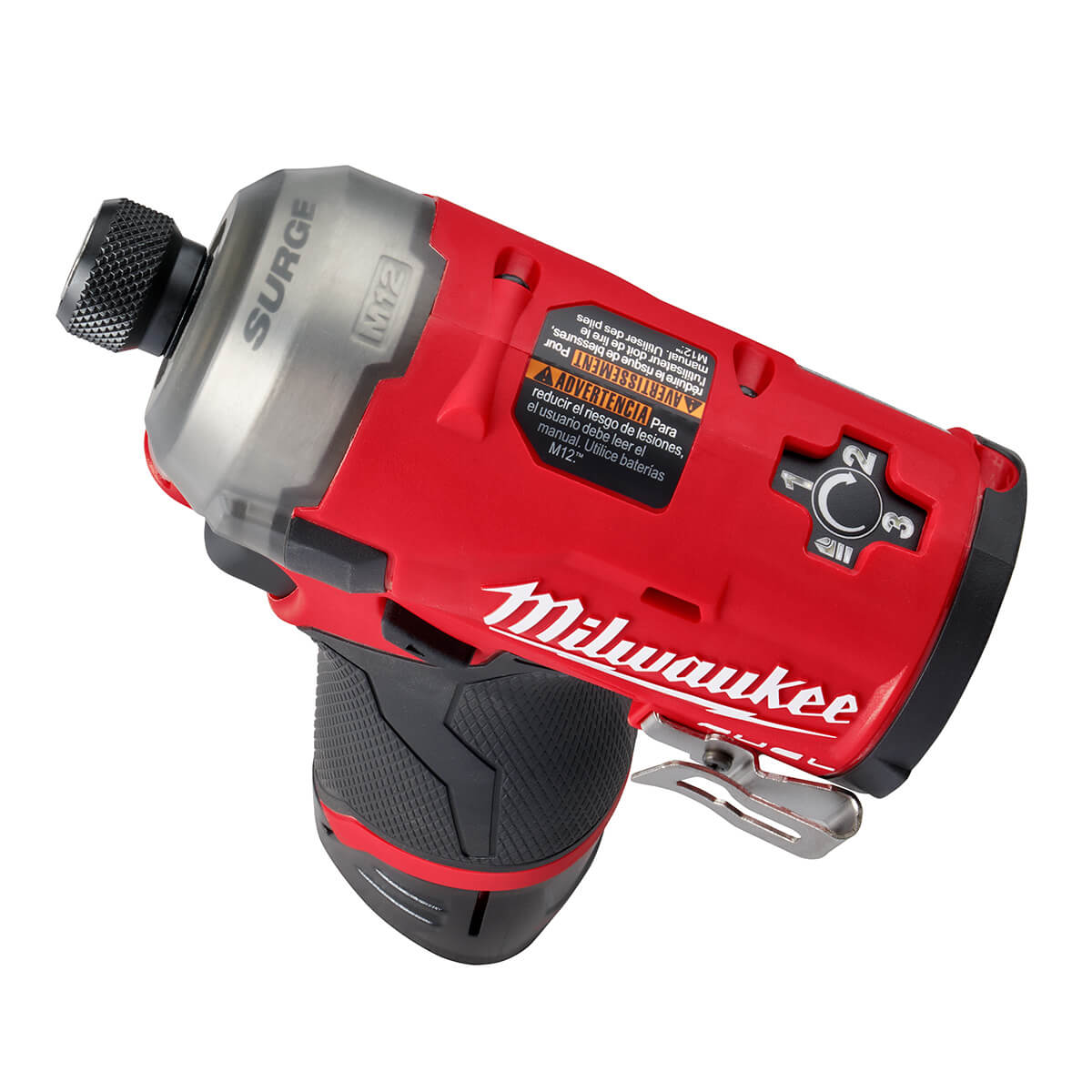 Milwaukee 2551-22 - Kit de tournevis hydraulique hexagonal M12 FUEL™ SURGE™ 1/4 po avec 2 batteries