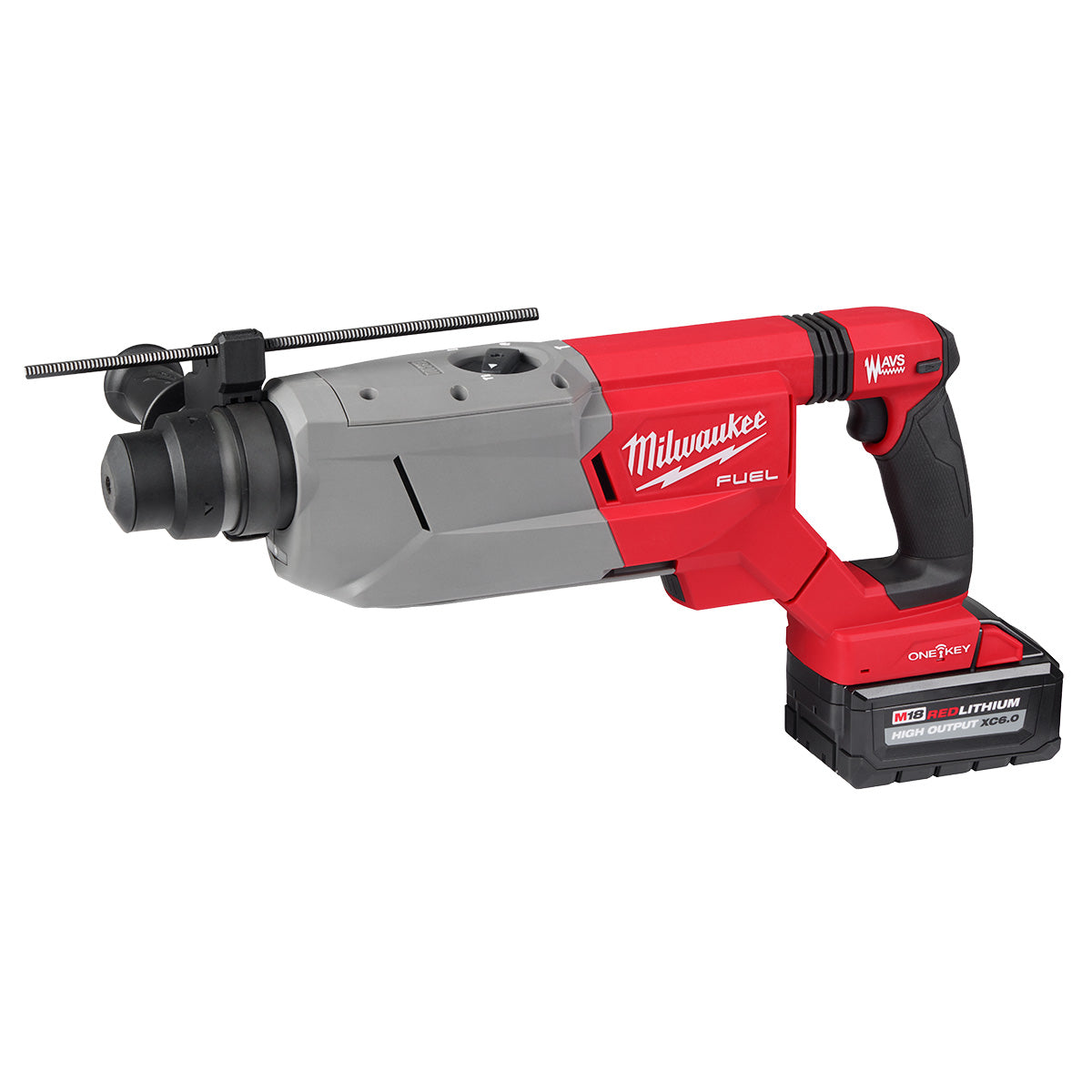 Milwaukee 2916-22 - Ensemble de marteau perforateur SDS Plus M18 FUEL™ 1-1/4 po à poignée en D avec ONE-KEY™